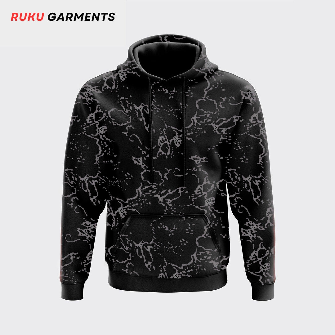 Hoodies Allover Printed Trendy for Men and Women - Ruku Garments