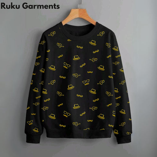 Sweatshirts Jersey With All Over Printed for Men and Women