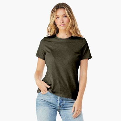 Short Sleeves Plain T-shirt For Women