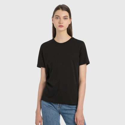 Short Sleeves Plain T-shirt For Women