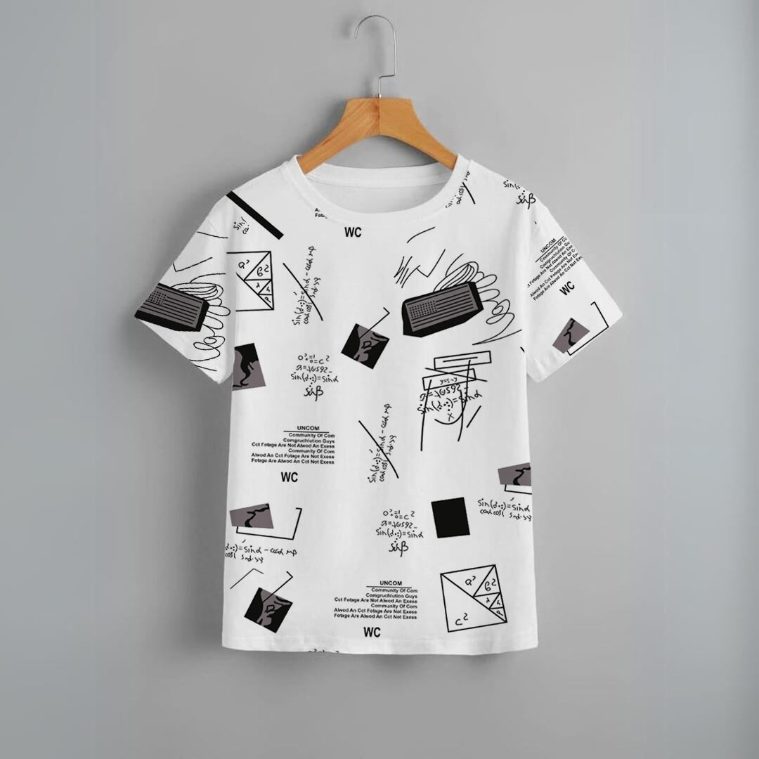 All Over Printed T-Shirts Pack Of 2