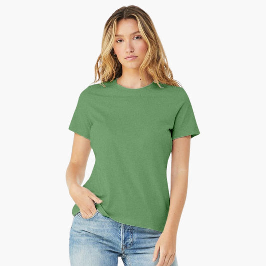 Short Sleeves Plain T-shirt For Women