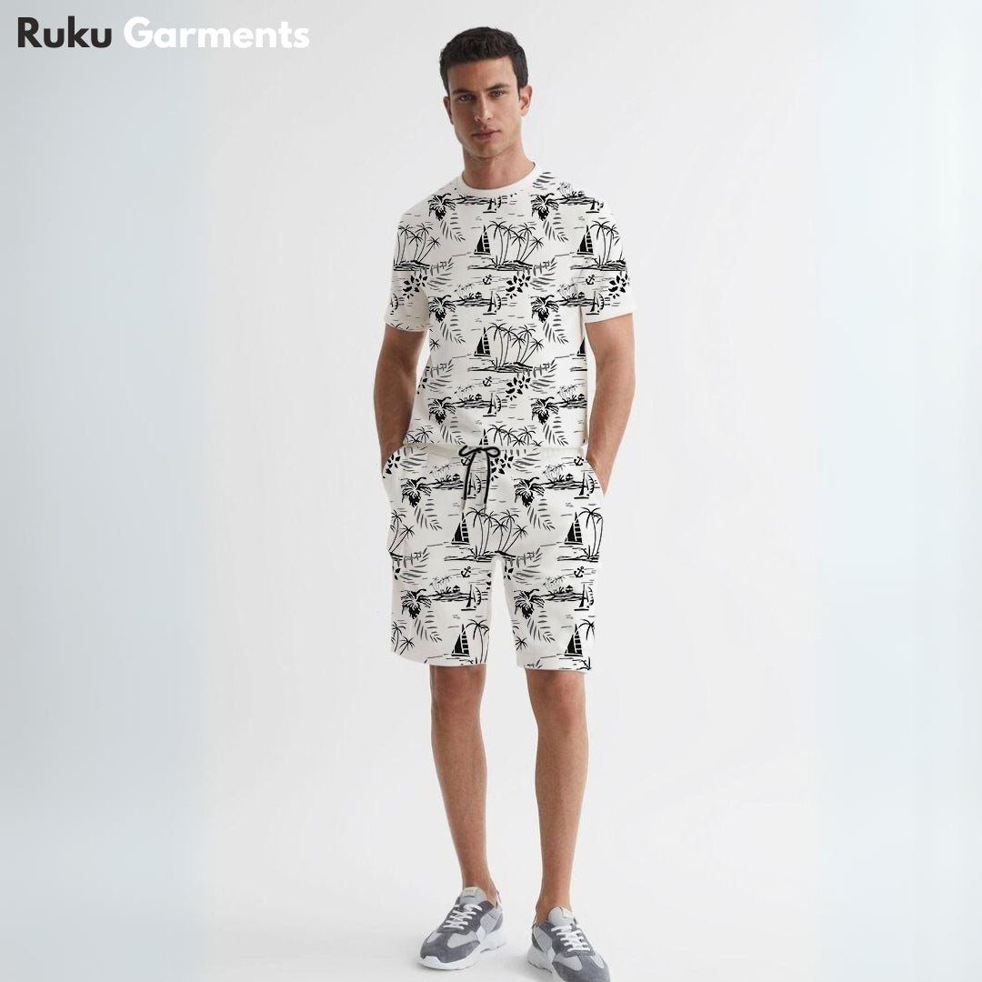 Track Shorts Suit For Men Summer Season - Ruku Garments