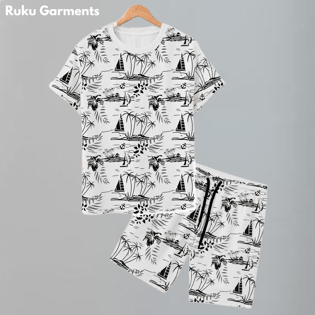Track Shorts Suit For Men Summer Season - Ruku Garments