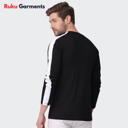 Men’s Basic Long Sleeve Stripped Tees