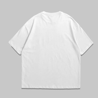 Drop Shoulder Basic Short Sleeves Tees