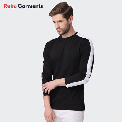 Men’s Basic Long Sleeve Stripped Tees